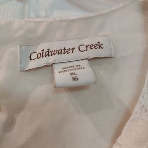 Coldwater creek top xl 16